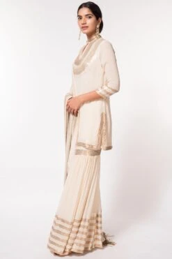 Nakul Sen Ivory Sequinned Sharara Set -Deals Toggora Store 305ns4 3