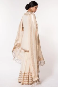 Nakul Sen Ivory Sequinned Sharara Set -Deals Toggora Store 305ns4 5