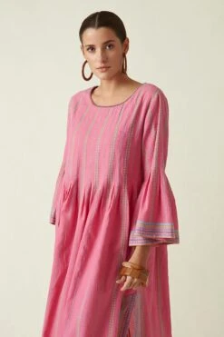 Payal Pratap Pink Peplum Sleeve Dress -Deals Toggora Store 306pp32 3