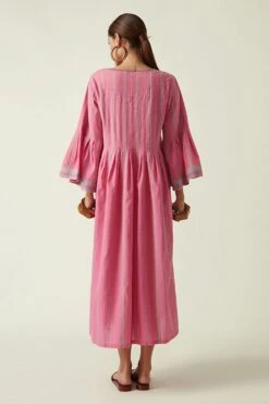 Payal Pratap Pink Peplum Sleeve Dress -Deals Toggora Store 306pp32 4