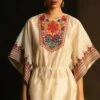 Chandrima Ivory Embroidered Kaftan With Beadwork -Deals Toggora Store 319650 1