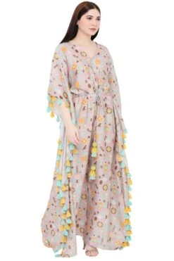 PS Pret By Payal Singhal Lavender Silkmul Printed Kaftan 9 PS Pret By Payal Singhal Lavender Silkmul Printed Kaftan -Deals Toggora Store 319ps6 3