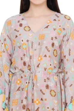 PS Pret By Payal Singhal Lavender Silkmul Printed Kaftan 10 PS Pret By Payal Singhal Lavender Silkmul Printed Kaftan -Deals Toggora Store 319ps6 4