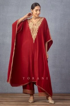 Torani Sindoori Ashni Kaftan Set