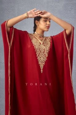 Torani Sindoori Ashni Kaftan Set -Deals Toggora Store 31t0m20 4
