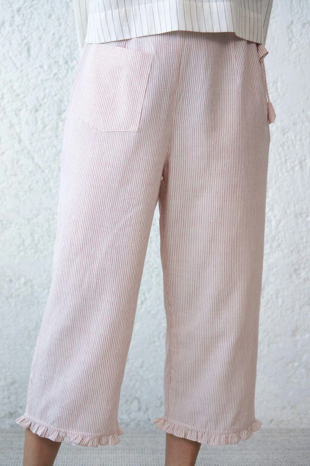 Kishmish Striped Ruffle Pyjamas 3 Kishmish Striped Ruffle Pyjamas