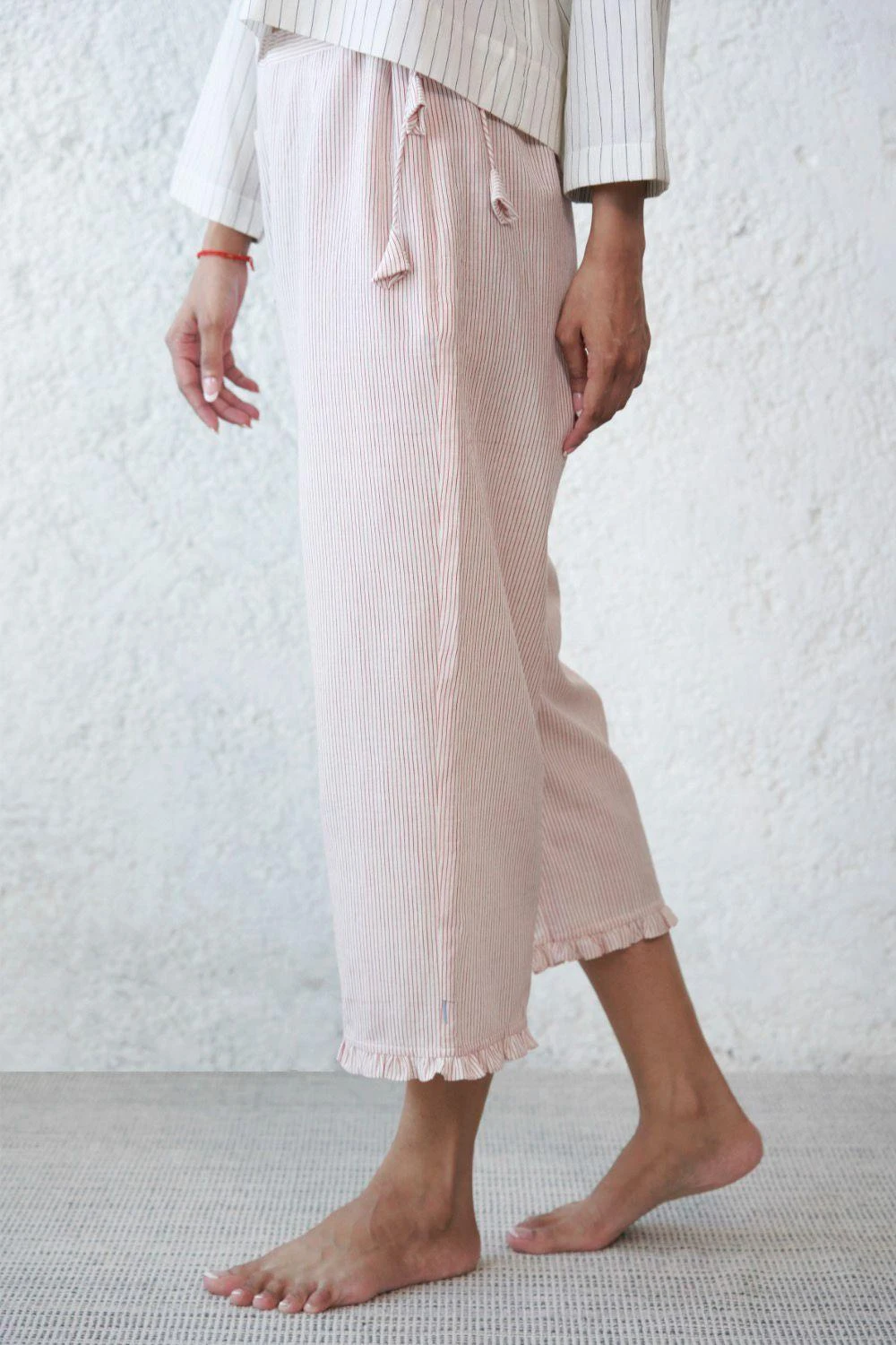 Kishmish Striped Ruffle Pyjamas 4 Kishmish Striped Ruffle Pyjamas - Image 2