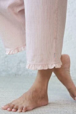 Kishmish Striped Ruffle Pyjamas 10 Kishmish Striped Ruffle Pyjamas -Deals Toggora Store 33kish14 4