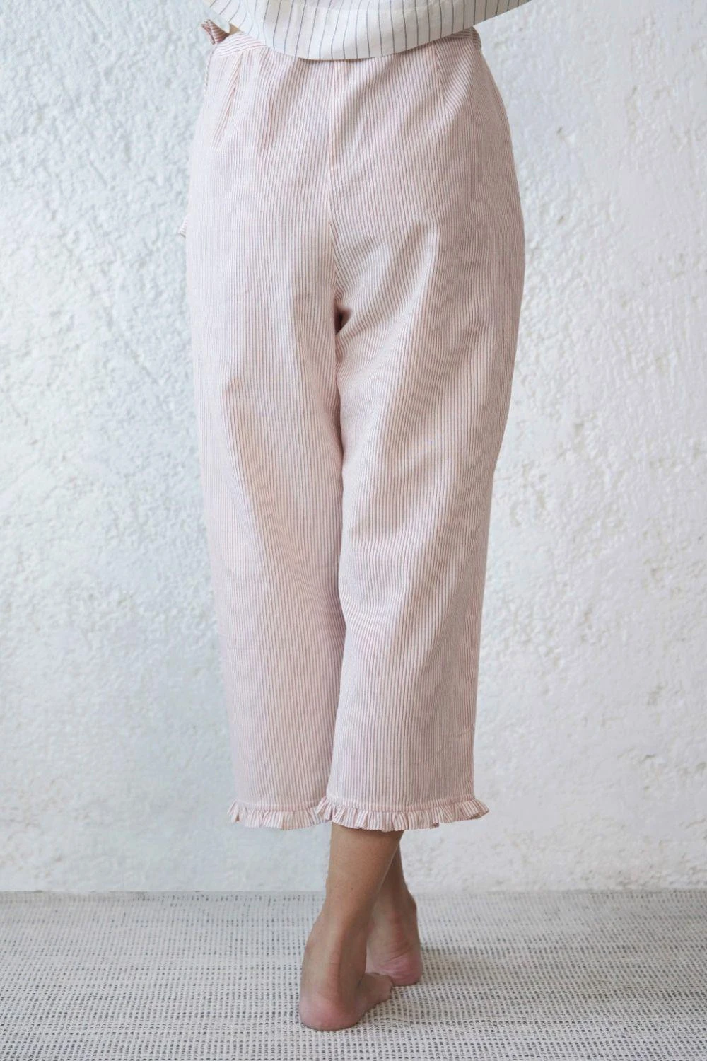 Kishmish Striped Ruffle Pyjamas 7 Kishmish Striped Ruffle Pyjamas - Image 5