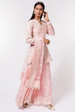 Devika Bhayana Pink Embroidered Sharara Set -Deals Toggora Store 44db3 3 1