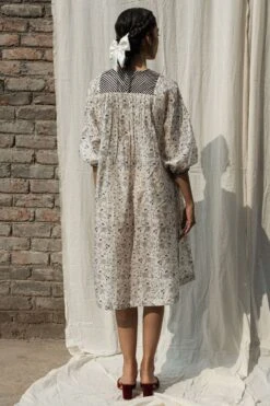 Ahmev Gardenia Drawstring Dress -Deals Toggora Store 5423ahm14 6