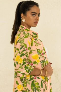 APZ Peach Tropical Printed Shorts -Deals Toggora Store 54apz9 3