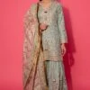 Simar Dugal Sea Green Hand Embroidered Sharara Set -Deals Toggora Store 54sdb7 1