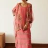 Sarang Kaur Pink Rekha Stole -Deals Toggora Store 61023sk13 1