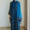 Sarang Kaur Blue Rekha Stole -Deals Toggora Store 61023sk3 1