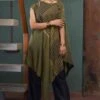 Bodhi Tree Olive Green Asymmetric Kurta Set 2 Bodhi Tree Olive Green Asymmetric Kurta Set -Deals Toggora Store 62bt5 1