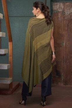 Bodhi Tree Olive Green Asymmetric Kurta Set -Deals Toggora Store 62bt5 4