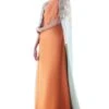 Mala And Kinnary Orange Deccan Draped Gown -Deals Toggora Store 6323mka65 1