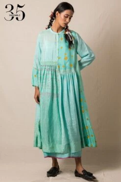 Injiri Sea Green Bandhani Dress -Deals Toggora Store 84inj1 2