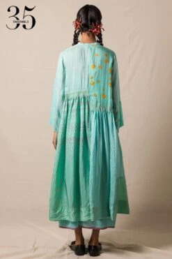 Injiri Sea Green Bandhani Dress -Deals Toggora Store 84inj1 6