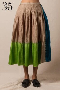 Injiri Beige Clamp Bandhani Skirt -Deals Toggora Store 84inj12 2