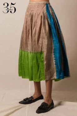 Injiri Beige Clamp Bandhani Skirt -Deals Toggora Store 84inj12 3