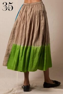 Injiri Beige Clamp Bandhani Skirt -Deals Toggora Store 84inj12 4