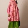 Injiri Pink Silk Bandhani Dress -Deals Toggora Store 84inj15 1