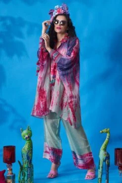 CAPISVIRLEO Purple Tie Dye Co-ord Set -Deals Toggora Store 88cap4 3