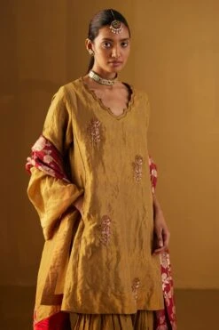Shorshe Gold Tannu Kurta Set -Deals Toggora Store 91023sr16 3