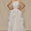 Shriya Som White Feather Embroidered Gown 2 Shriya Som White Feather Embroidered Gown -Deals Toggora Store 912ss9 1