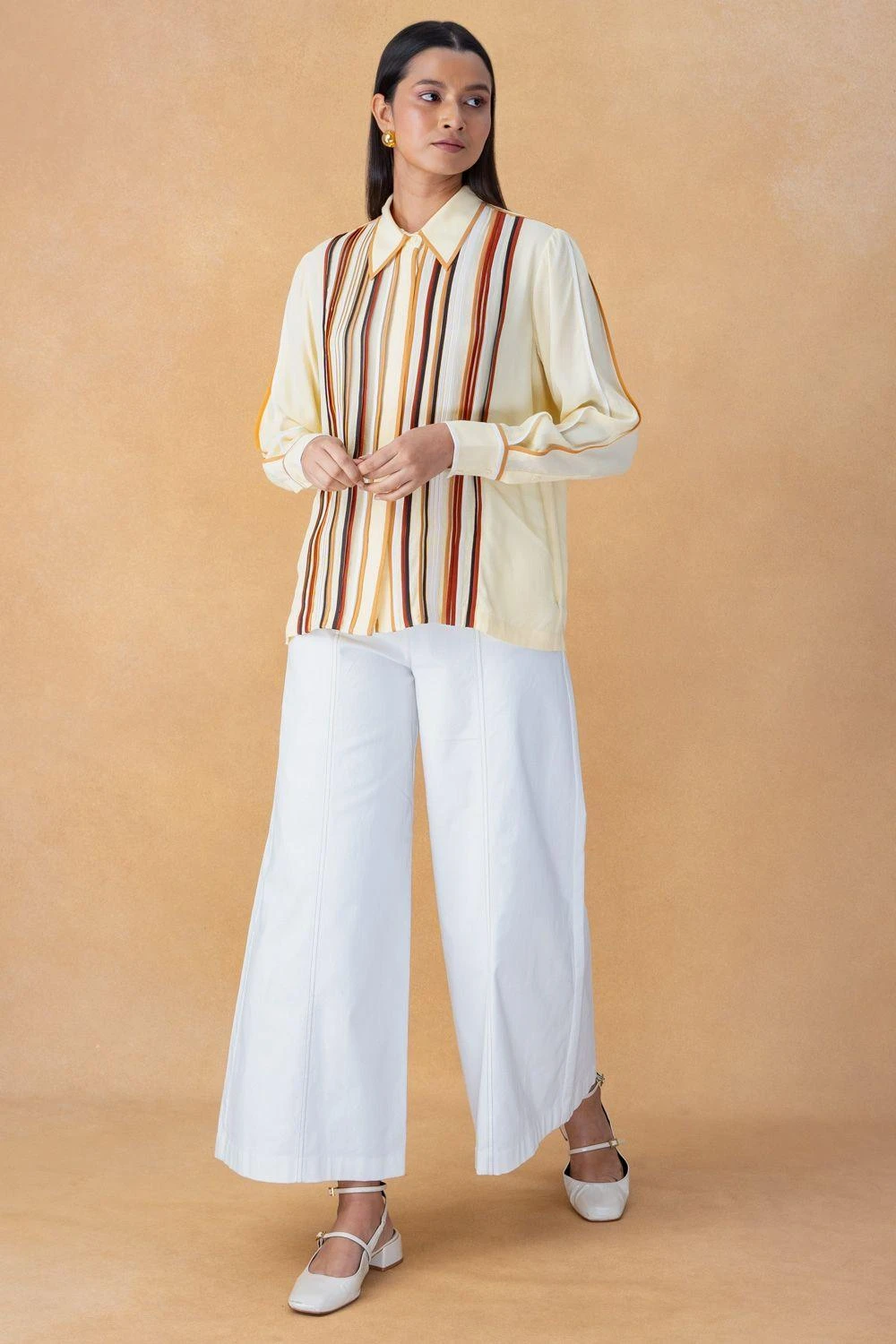 Bodice Ivory Flared Denim Pants 3 Bodice Ivory Flared Denim Pants