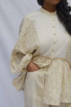 Ahmev Striped Dart Pants -Deals Toggora Store ahm alm 005 3