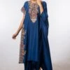 Anamika Khanna Blue Embroidered Kaftan & Pants -Deals Toggora Store ak ens d 075 1