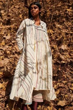 Hand Embroidered Chord Pants