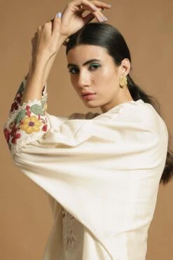 Chandrima Embroidered Kimono Dress -Deals Toggora Store css21d10 3