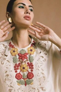 Chandrima Embroidered Kimono Dress -Deals Toggora Store css21d10 4