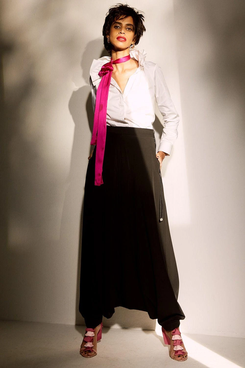 431-88 By Shweta Kapur Harem Black Pants 3 431-88 By Shweta Kapur Harem Black Pants