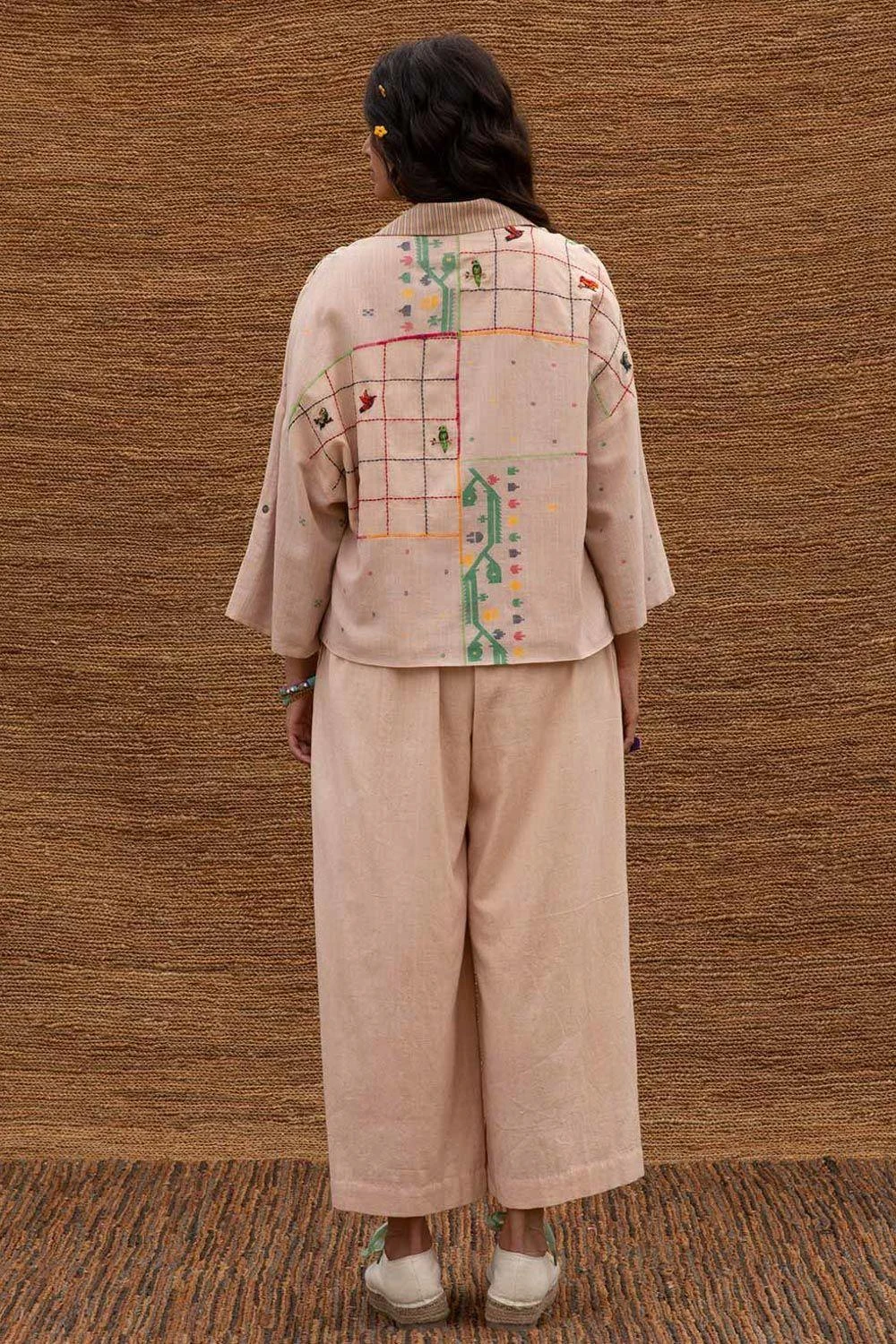 Sunira Designs Pink Pleated High Waist Pants 8 Sunira Designs Pink Pleated High Waist Pants - Image 6