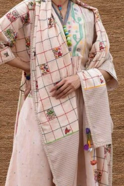 Sunira Designs Pink Patchwork Stole -Deals Toggora Store j2229d 4