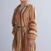 KoAi Chanderi Silk Striped Shirt Dress -Deals Toggora Store kofw20012 1