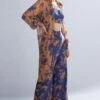 KoAi Blue And Orange Floral Pants 2 KoAi Blue And Orange Floral Pants -Deals Toggora Store kofw20019 1