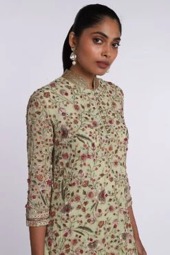 Nakul Sen Floral Chiffon Sharara Set -Deals Toggora Store ns 541 4