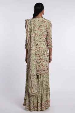 Nakul Sen Floral Chiffon Sharara Set -Deals Toggora Store ns 541 5