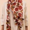 Pooja Keyur Printed Square Scarf -Deals Toggora Store pkabhla013a 1