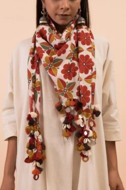 Pooja Keyur Printed Square Scarf