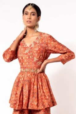 Petticoat Lane By Divya Floral Printed Sharara Set -Deals Toggora Store pl0702 4