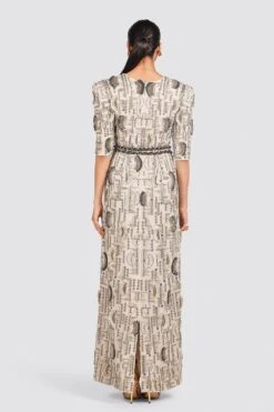 Payal Singhal Stone Georgette Embroidered Gown -Deals Toggora Store ps fw703 5 1