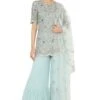 Payal Singhal Powder Blue Georgette Embroidered Sharara Set -Deals Toggora Store ps kp0079 1