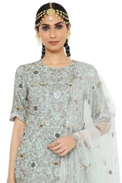 Payal Singhal Powder Blue Georgette Embroidered Sharara Set -Deals Toggora Store ps kp0079 4